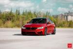 BMW M3 Sedan on Vossen Wheels (VFS4) 2017 года